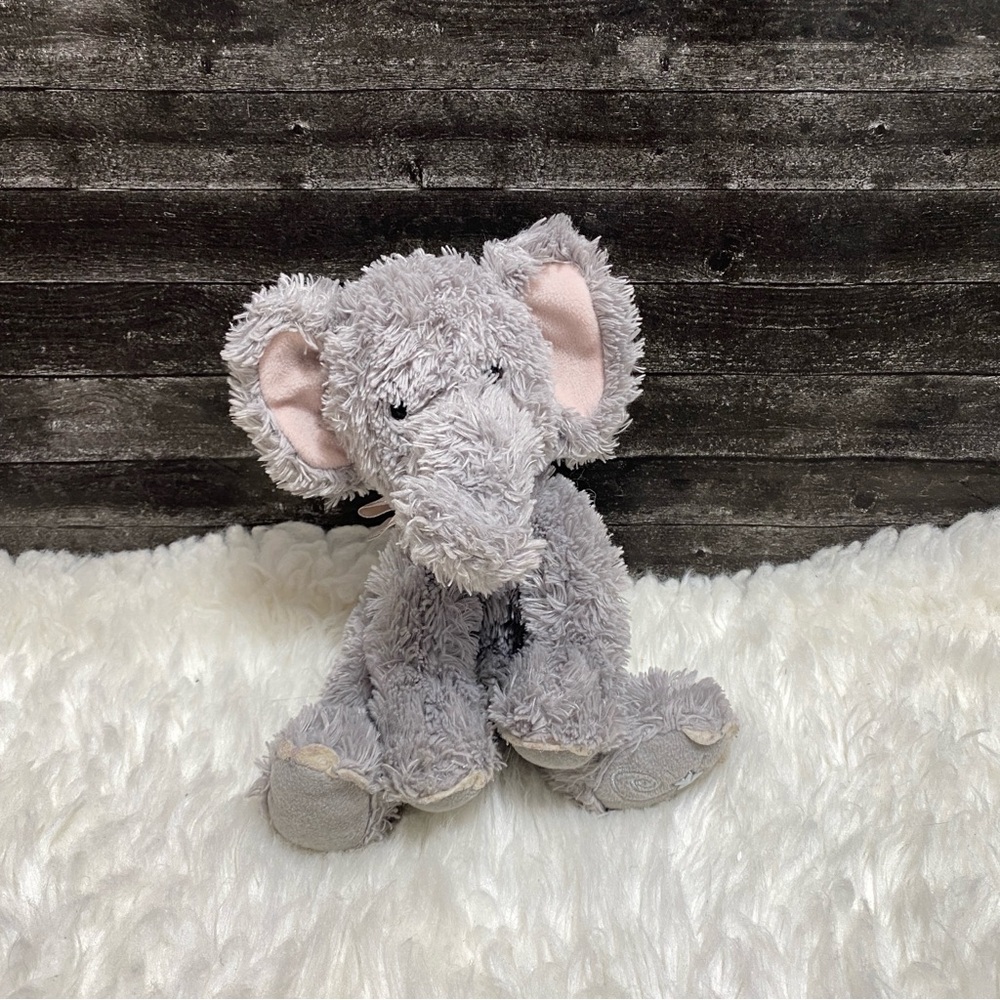 RUSS SHINING STARS GREY ELEPHANT PLUSH SOFT STUFFED ANIMAL TOY